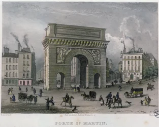 Das Porte St. Martin, 1832